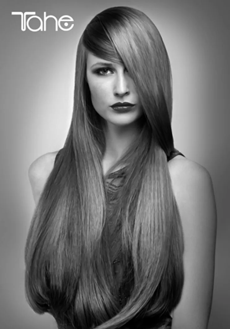 Melena larga lisa